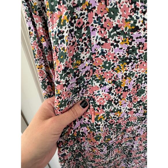 Seraphine Multi Color Floral Maternity To Breastfeeding Dress 6 - Picture 4 of 6